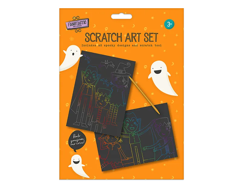 Scratch Art Spooky Halloween