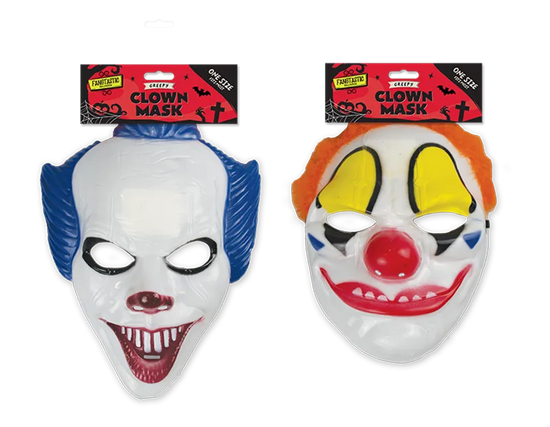 Clown Mask One Size (Design May Vary)