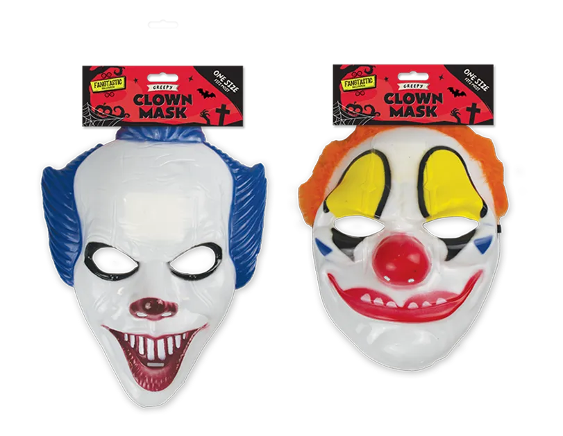 Clown Mask One Size (Design May Vary)