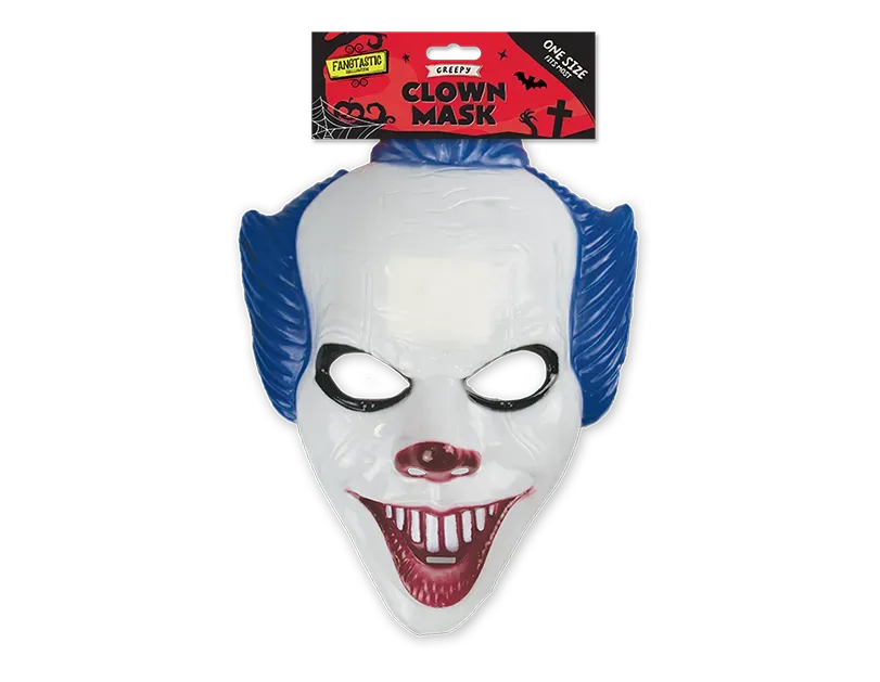 Clown Mask One Size (Design May Vary)