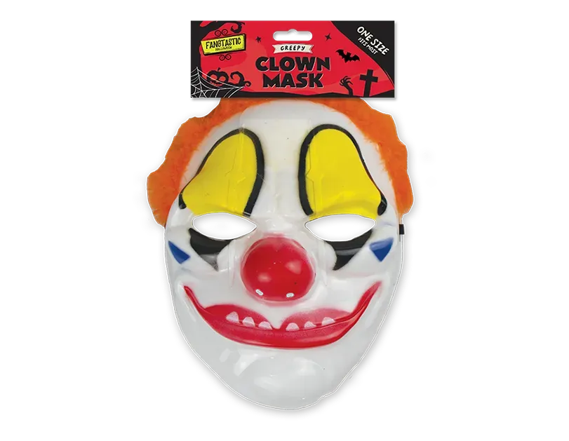 Clown Mask One Size (Design May Vary)