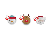 Christmas Plush Glitter Squishies 24pk