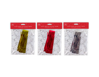 Christmas Cellophane Bag W/Gaint Bow 24pk
