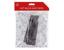 Christmas Cellophane Bag W/Gaint Bow 24pk