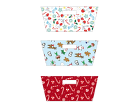 Printed Hamper Tray 30x23x13cm 24pk