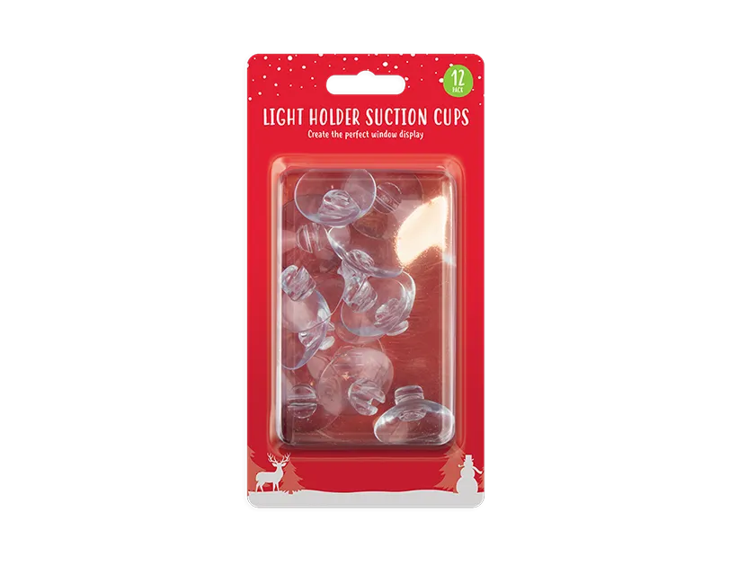 Light Holder Suction Cups 3.5cm 12pk