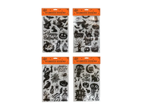 Halloween Silhouette Stickers (Design May Vary)