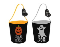 Halloween Treat Bucket 18cm (Design May Vary)