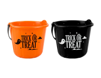 Trick Or Treat Bucket 22x17.5cm 24pk