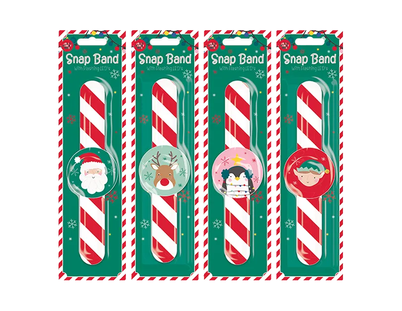 Christmas Flashing Snap Band (Design May Vary)