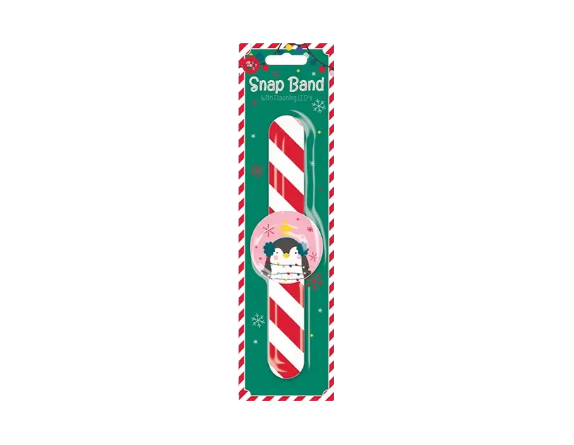 Christmas Flashing Snap Band (Design May Vary)