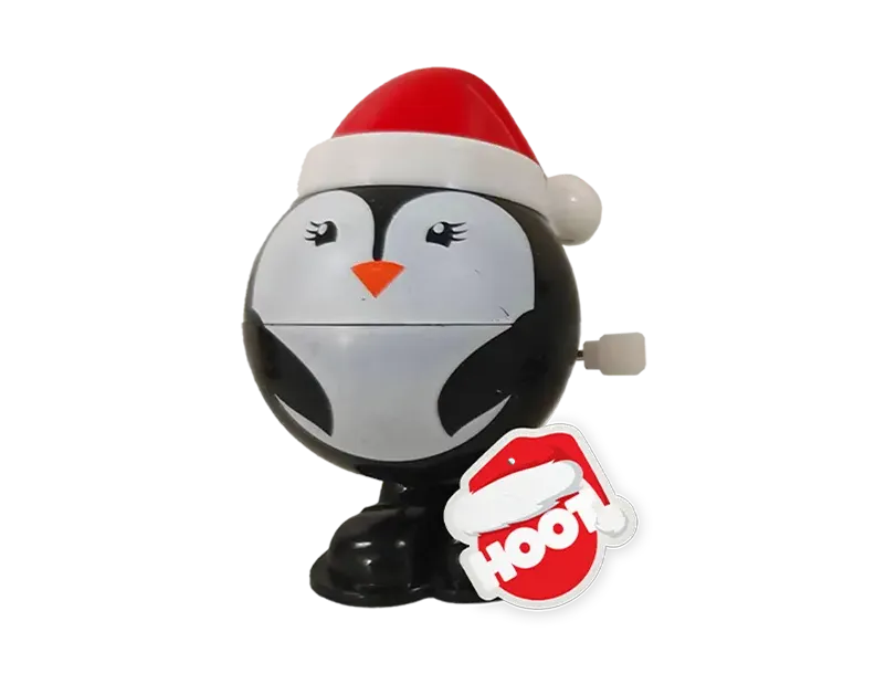 Christmas Wind Up Jumping Toy 24pk