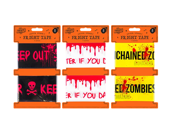 Halloween Fright Tape 3m 24pk