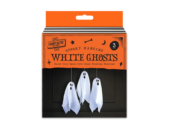 Hanging Decoration Halloween Ghosts 3pk