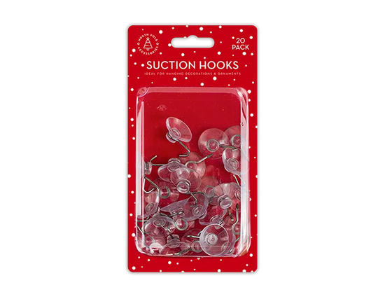 Suction Hooks 2.4cm 20pk