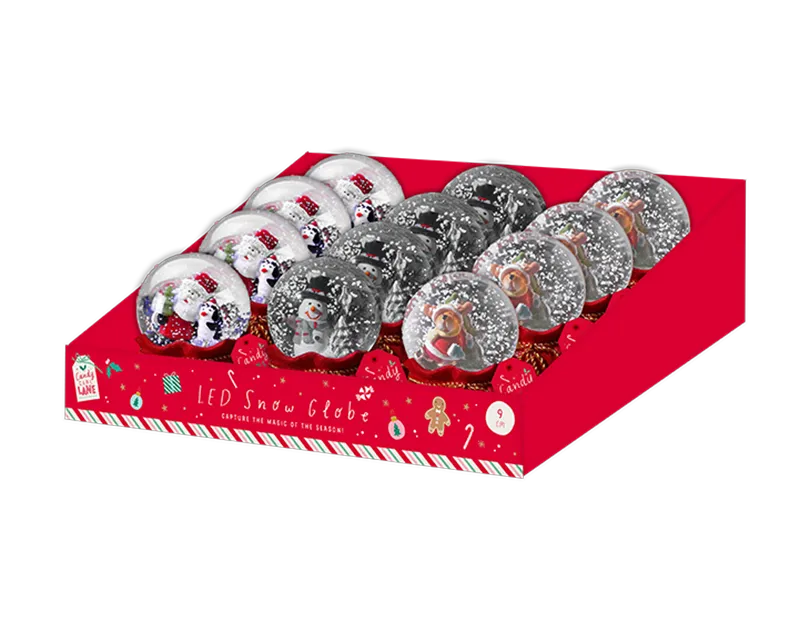 Christmas LED Snow Globe 9cm