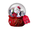 Christmas LED Snow Globe 9cm