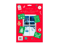 Christmas Window Stencils 4pk