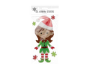 Christmas Elf Gel Window Sticker 24pk