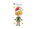 Christmas Elf Gel Window Sticker 24pk