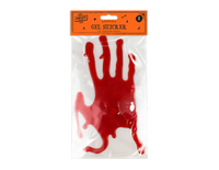 Bloody Hands Halloween Gel Stickers 2pk