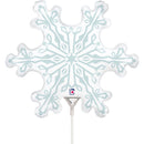 Snowflake 14" Foil Balloon