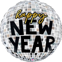 Grabo New Year Disco Ball 24" Foil Balloon