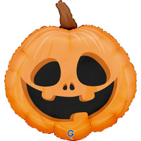 Halloween Orange Pumpkin 29" Large Foil Balloon