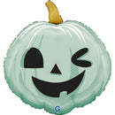 Grabo Foil Balloon Funny Pumpkin Blue 22