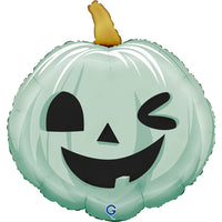 Grabo Foil Balloon Funny Pumpkin Blue 22