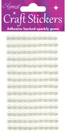 Eleganza Pearl Stickers Ivory 6mm 140pcs