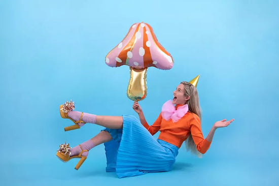 PartyDeco Mushroom 29" Foil Balloon