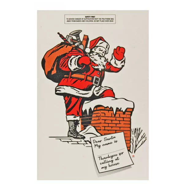 Giant Santa Sack 30x20" 4pk