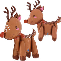 Grabo Foil Balloon Standups Tiny Reindeer 26
