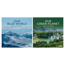 Calendar Square Blue World/Green Planet 2027 12pk