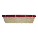 Eurowrap Gift Basket With Red Trim