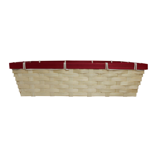 Eurowrap Gift Basket With Red Trim