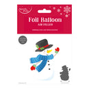 Eurowrap Foil Balloon Standing Snowman 45