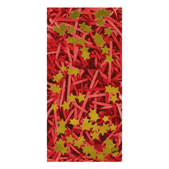 Shredded Tissue & Confetti Red/Gold