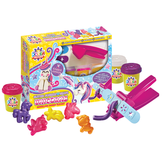 Dough Playset Squeeze & Shape Unicorn