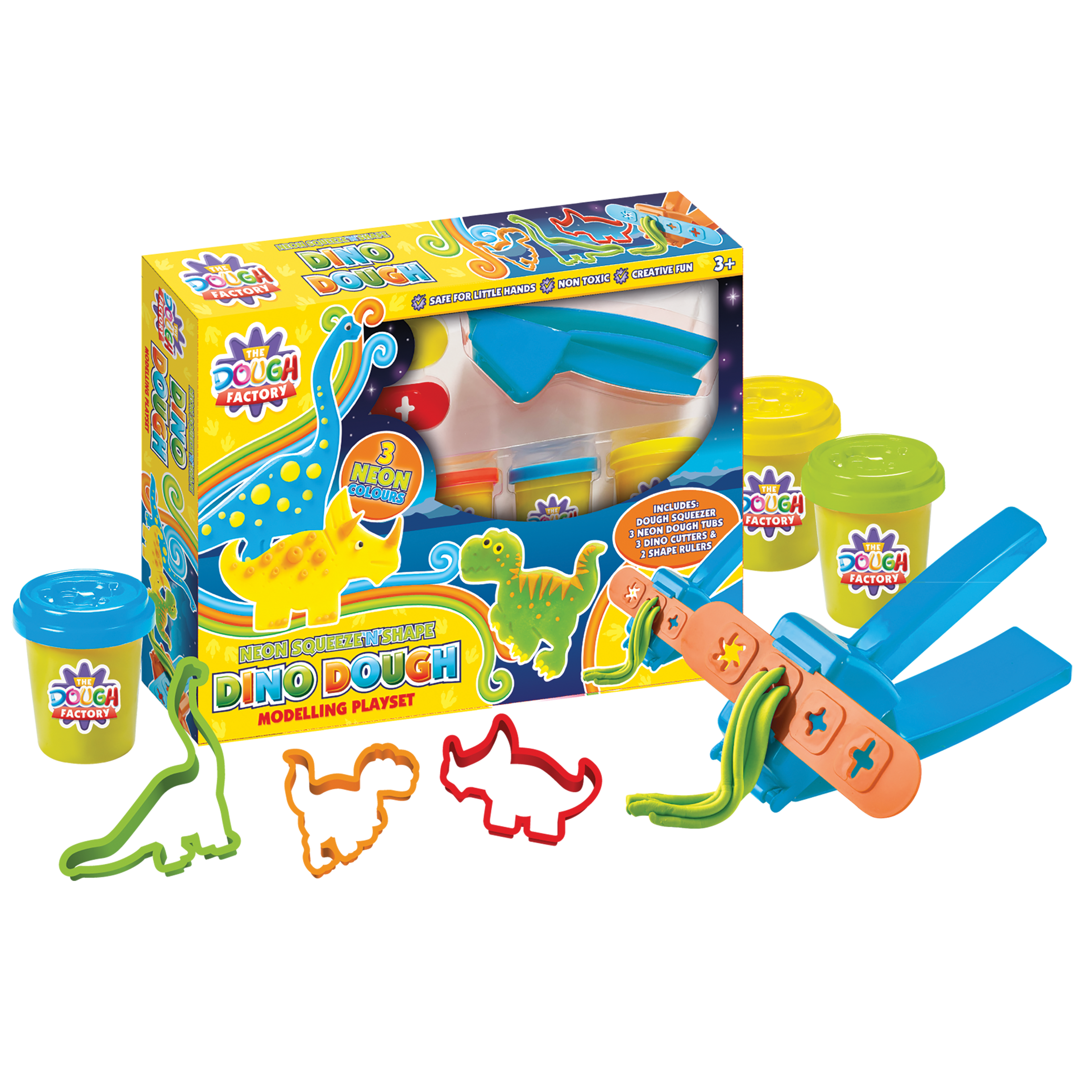 Dough Squeeze N Shape Dino