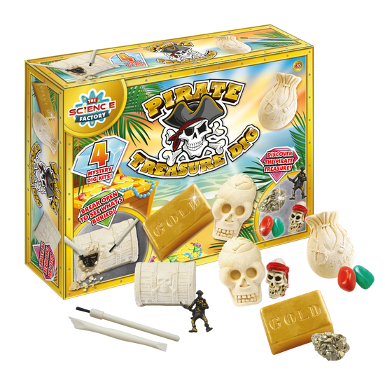 Nixy 4 in 1 Dig Kit Pirate Treasure
