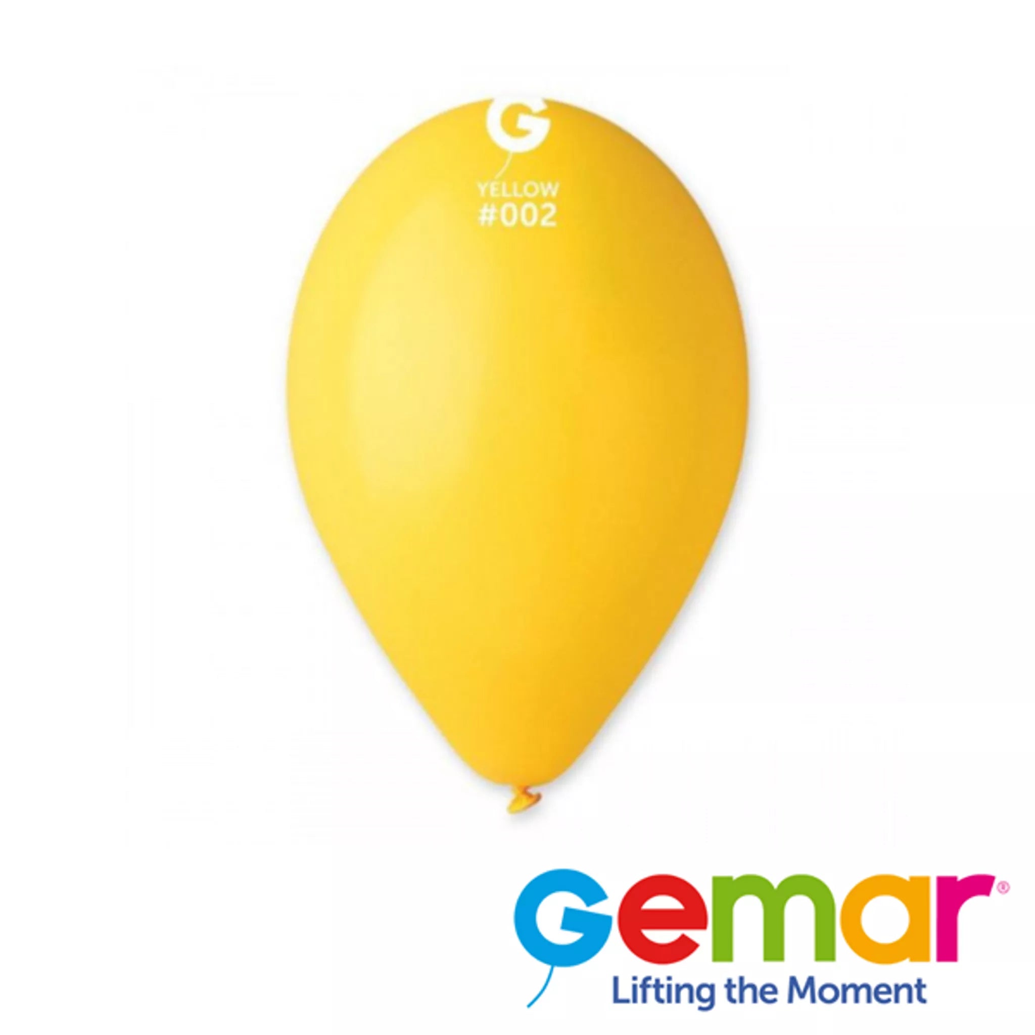 Gemar Standard Yellow 13" Latex Balloons 50pk