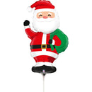 Foil Blln Santa mini