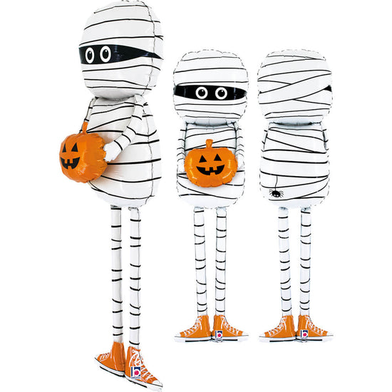 Grabo Mummy With Pumpkin 65" Foil Balloon