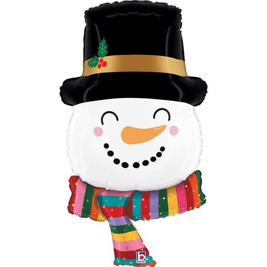 Grabo Joyful Snowman 27" Foil Balloon