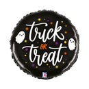 Grabo Trick Or Treat Ghost 18" Foil Balloon