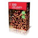 LED Lights Red Vintage Gold 100pk