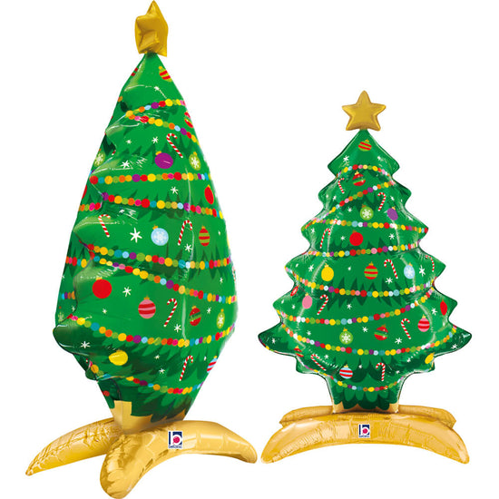 Christmas Tree Standup Foil Balloon 30"