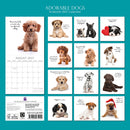 Gifted Stationery Calendar Adorable Dogs 2027